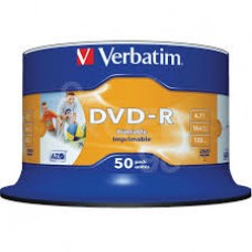 Диск Verbatim DVD-R 4.7GB 16x - 50 шпинд.